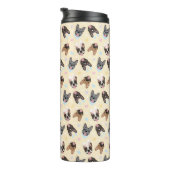 Happy Easter French Bulldogs Thermosbecher (Nach rechts gedreht)