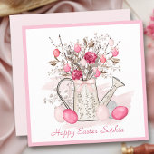 Happy Easter Friend Pink Card Karte