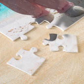 Happy Easter from Florida Beach with Easter Bunny Puzzle (Seite)