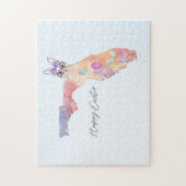 Happy Easter from Florida Pastel Eggs and Bunny Puzzle (Vertikal)