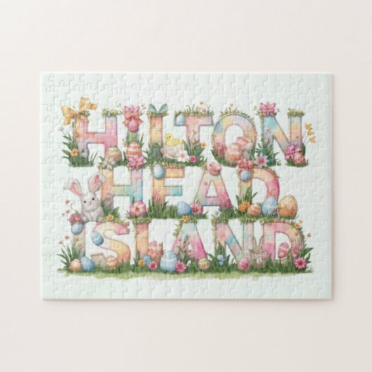 Happy Easter from Hilton Head Island Puzzle (Horizontal)