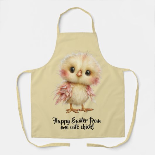 Happy Easter from one cute chick! Schürze (Vorderseite)