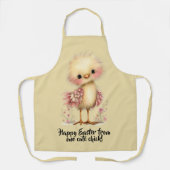 Happy Easter from one cute chick! Schürze (Vorderseite)