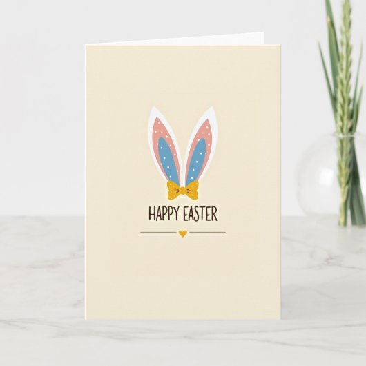 Happy Easter Fun Ears Card Karte (Vorderseite)