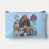 Happy Easter Fuzzy & Feather Friends Zubehörtasche (Vorderseite)