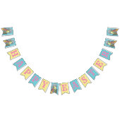 "HAPPY EASTER" GIRAFFE BUNTING BANNER kundenspezif (Alle)