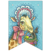 "HAPPY EASTER" GIRAFFE BUNTING BANNER kundenspezif (Zweite Fahne)