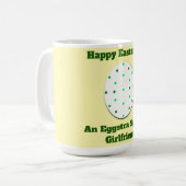 Happy Easter Girlfriend Tasse (Vorderseite Links)