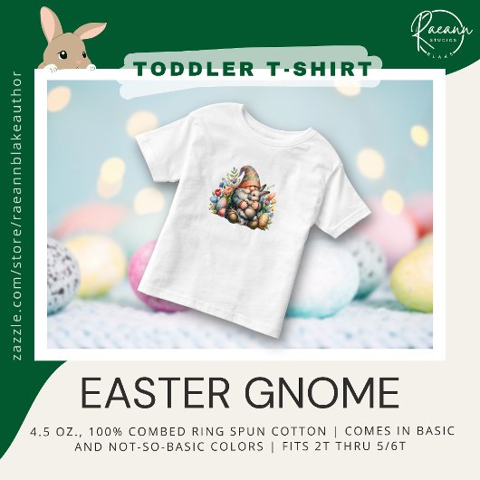 Happy Easter Gnome Kleinkind T - Shirt