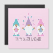Happy Easter Gnomie Juggling Ostereier Magnetkarte (Vorne/Hinten)