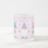 Happy Easter Gnomie Juggling Ostereier Mattglastasse (Mittel)