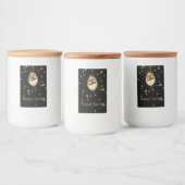 Happy Easter Gold Disco Ball Lebensmitteletikett (Flaschen)