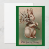 Happy Easter Greeting Card Feiertagskarte (Vorne/Hinten)