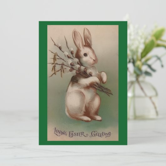 Happy Easter Greeting Card Feiertagskarte (Stehend Vorderseite)