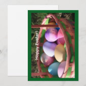 Happy Easter Greeting Card Feiertagskarte (Vorne/Hinten)