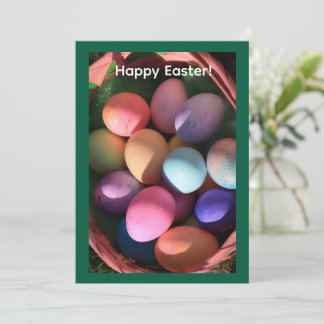 Happy Easter Greeting Card Feiertagskarte