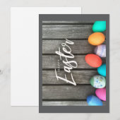 Happy Easter Greeting Card Feiertagskarte (Vorne/Hinten)