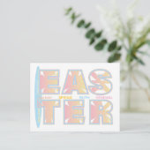Happy Easter Greeting Card Feiertagspostkarte (Stehend Vorderseite)
