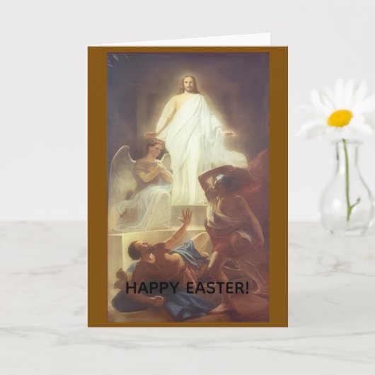 Happy Easter Greeting Card Karte (Kleine Pflanze)