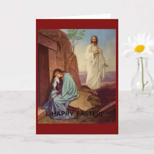 Happy Easter Greeting Card Karte (Kleine Pflanze)