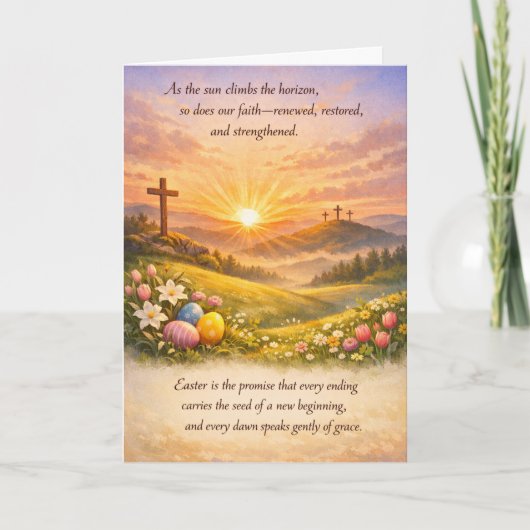 Happy Easter Greeting Card Karte (Vorderseite)