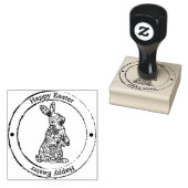 Happy Easter Gummi Briefmarke 3 Gummistempel (Stempel)