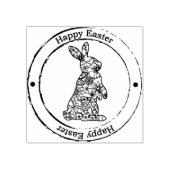 Happy Easter Gummi Briefmarke 3 Gummistempel (Prägung)