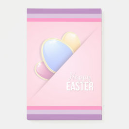 Happy Easter Holiday Bunny Floral Post-it Klebezettel