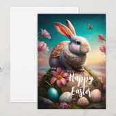Happy Easter Holiday Card Feiertagskarte (Vorne/Hinten)