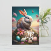 Happy Easter Holiday Card Feiertagskarte (Stehend Vorderseite)