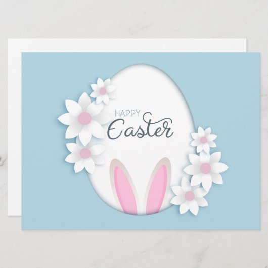 Happy Easter Holiday Card Feiertagskarte (Vorne/Hinten)