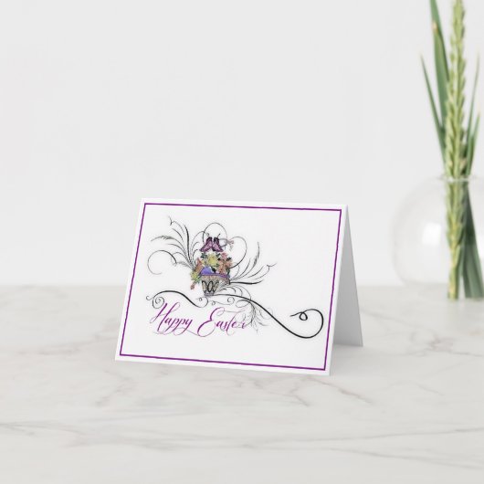 Happy Easter Holiday Card Feiertagskarte (Vorderseite)