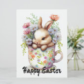 Happy Easter Holiday Card Feiertagskarte (Stehend Vorderseite)