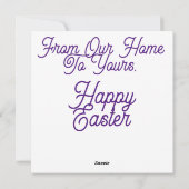 Happy Easter Holiday Card Feiertagskarte (Rückseite)