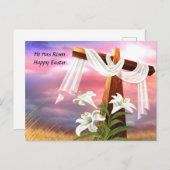 Happy Easter Holiday Postkarte (Vorne/Hinten)