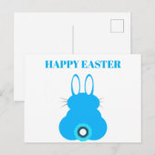 Happy Easter Holiday Postkarte (Vorne/Hinten)