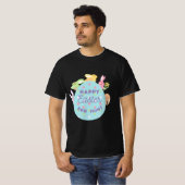 Happy Easter Holiday Rabbit wünscht Funny T - Shir T-Shirt (Vorne ganz)