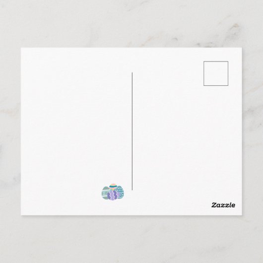 Happy Easter holidays Postkarte (Rückseite)