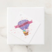 Happy Easter Hot Air Ballon Geschenkanhänger (Beispiel)