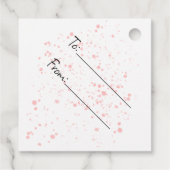 Happy Easter Hot Air Ballon Geschenkanhänger (Rückseite)