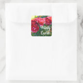 Happy Easter Hot Cocoa Rose #3 Stickers (Tasche)