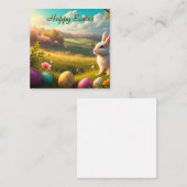 Happy Easter in a Spring Landscape Mitteilungskarte (Vorne/Hinten)