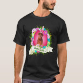 Happy Easter Irish Setter Wear Bunny Ear Eggs C T-Shirt (Vorderseite)