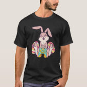 Happy Easter Joystick Bunny Ear Funny Gaming Kinde T-Shirt (Vorderseite)