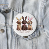 Happy Easter Labrador Retriever Hunde Bunny Ears Button (Beispiel)