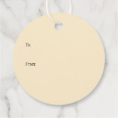 Happy Easter Labrador Retriever Hunde Geschenkanhänger (Rückseite)