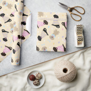 Happy Easter Labrador Retriever Hunde Geschenkpapier