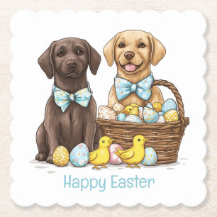 Happy Easter Labrador Retriever Hunde Untersetzer