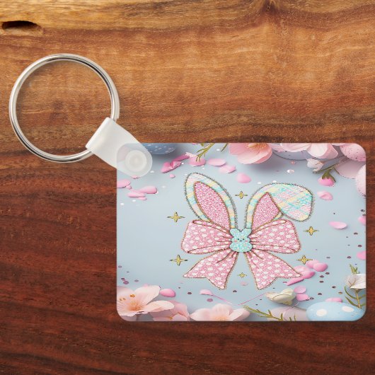 Happy Easter "Latch Yarn" Schlüsselanhänger (Rückseite)