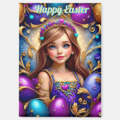 ~ HAPPY EASTER ~  Magnet (Vorderseite)